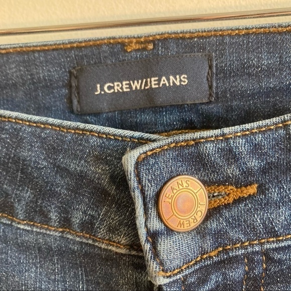 J CREW Sz  32 Curvy Toothpick Medium Wash Jeans - Picture 2 of 13